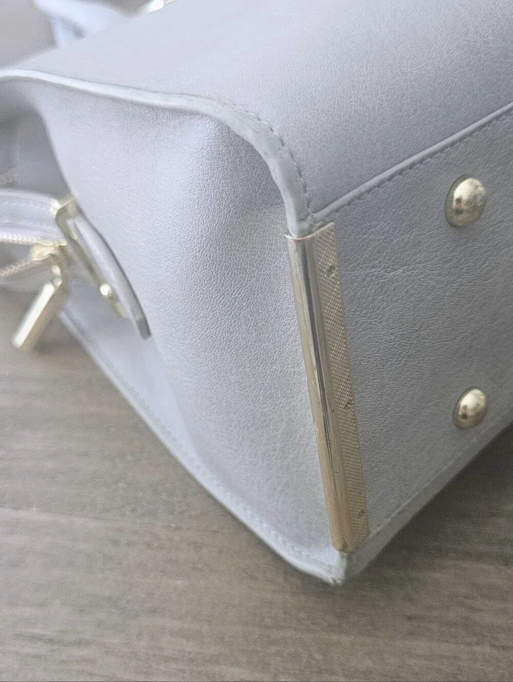LaBante Gray Aricia Vegan Laptop Tote Bag Great Condition $486